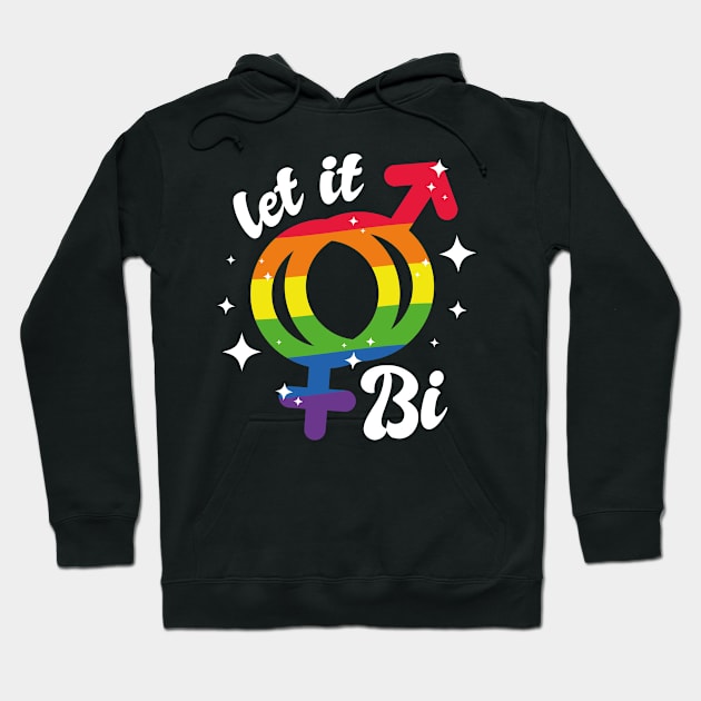 Prideful Bi Colors Hoodie by Life2LiveDesign